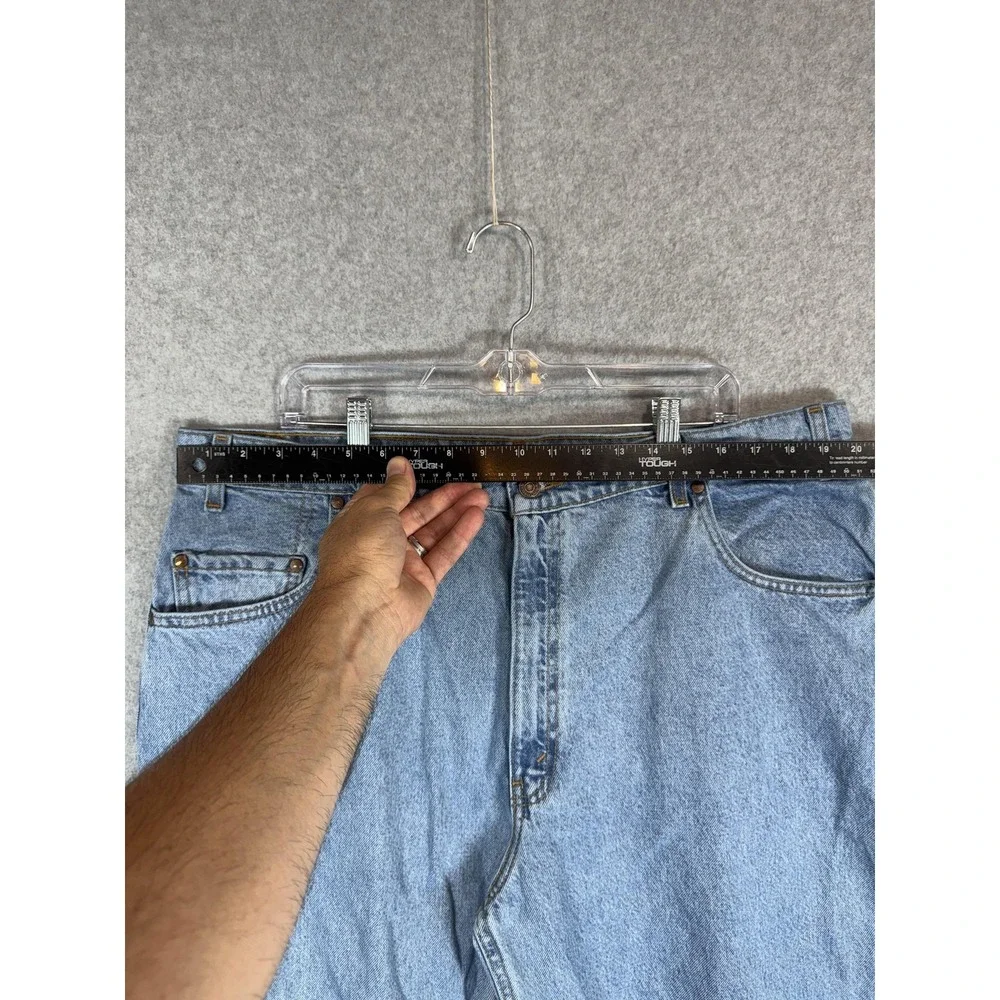 Levis 545 Jeans Mens 42x32 Blue Loose Fit Denim Tapered Leg Zip Fly 90s Y2K‎